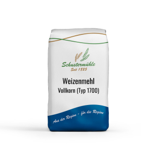 Weizenmehl Vollkorn (Typ 1700) 2,5 kg